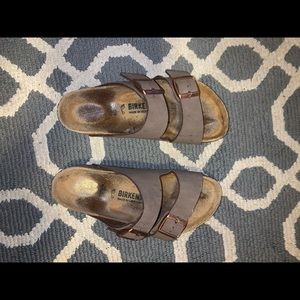Size 38 Mocha Arizona Birkenstock’s